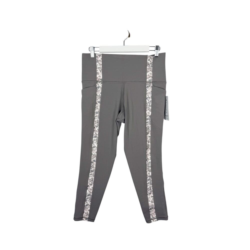 Athleta Salutation Stash Pocket Serene 7/8 Tights Leggings Gray Workout Pants 1X